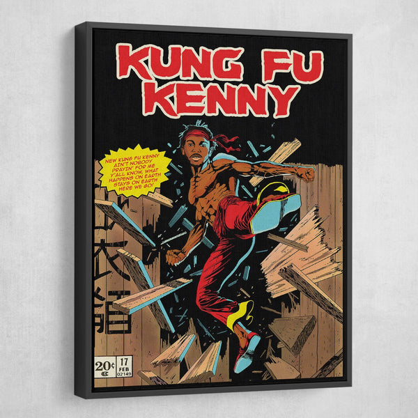 Kung Fu Kenny Canvas Print