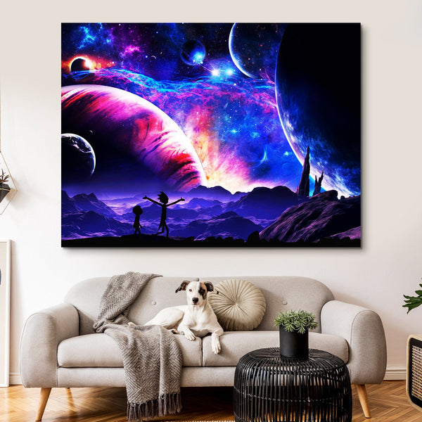 Rick and Morty Canvas Print