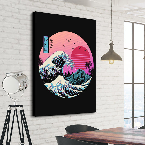 The Great Retro Wave Canvas Print