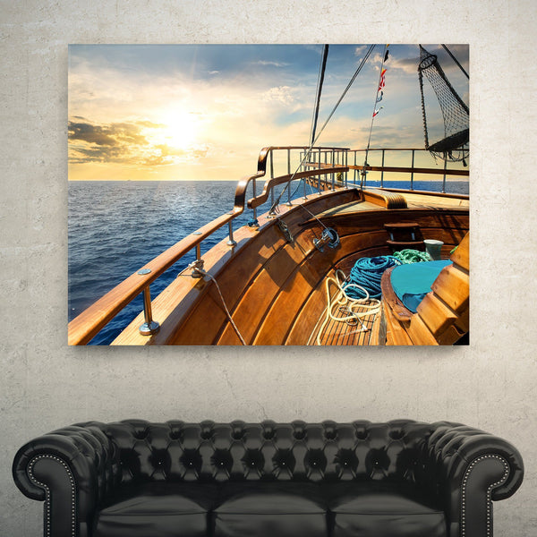 Sailing to the Sunset wall art