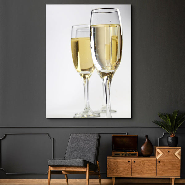 Glass of Champagne wall art