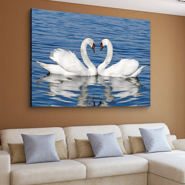 Swan Lovers wall art