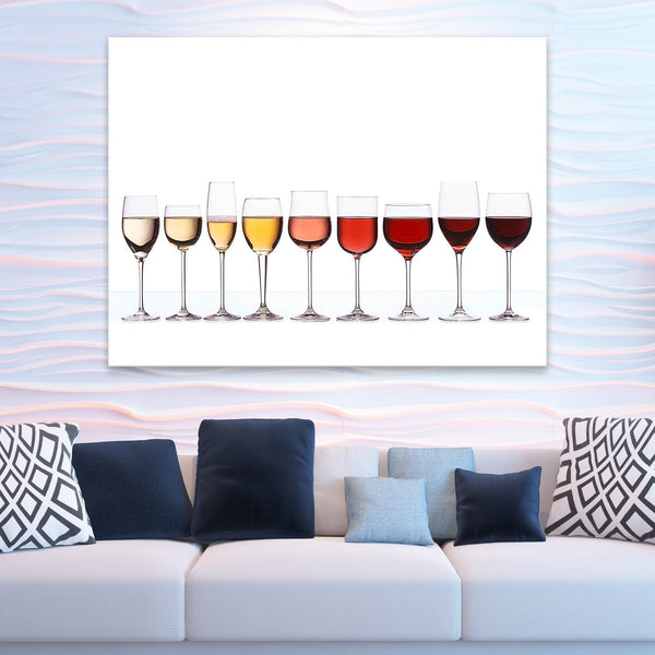 Wine Color Gradient wall art