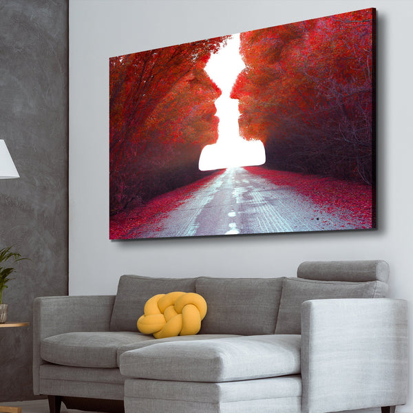Road to Love living room wall art 