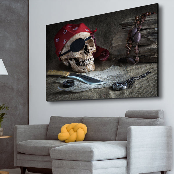 pirate skull art