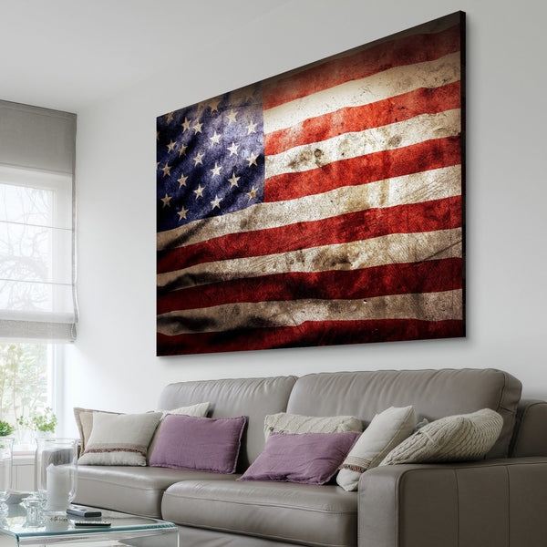 american flag wall art