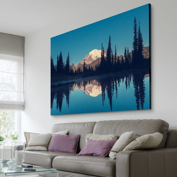 Mount Rainier National Park living room wall art