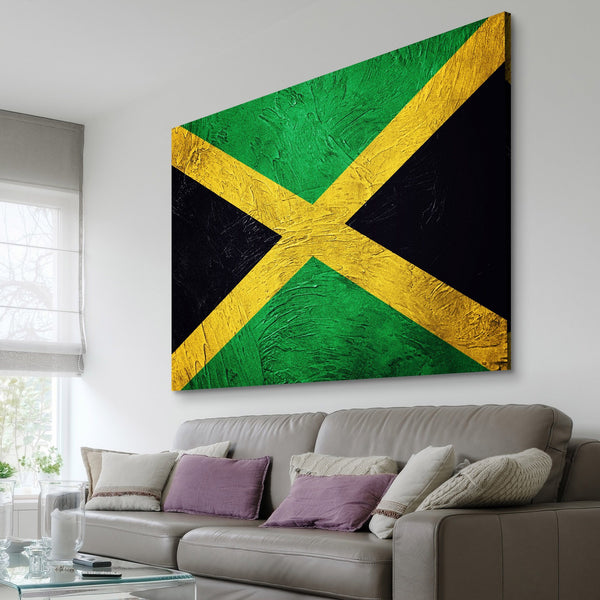 Jamaican Flag painting art