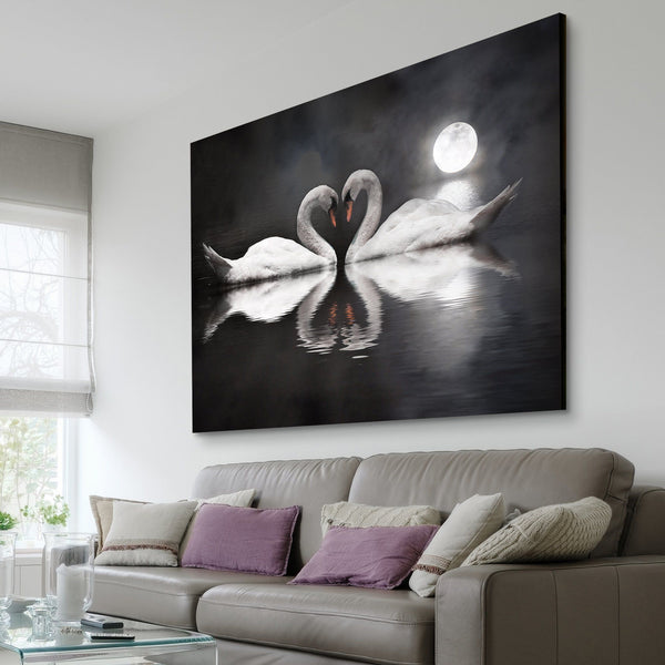 swan lover wall art