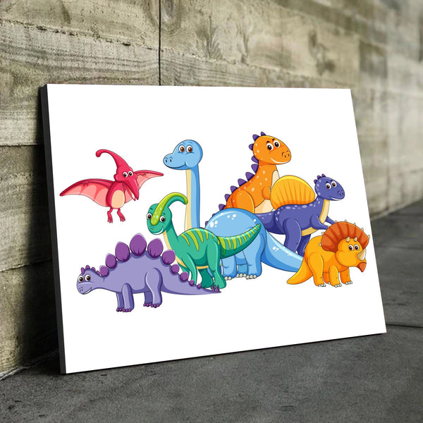 Cute Dinosaurs wall art for kids living room