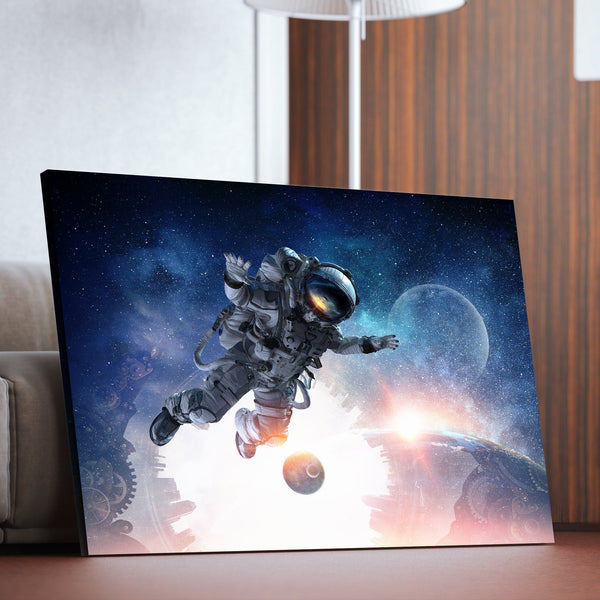 outer space canvas wall art.