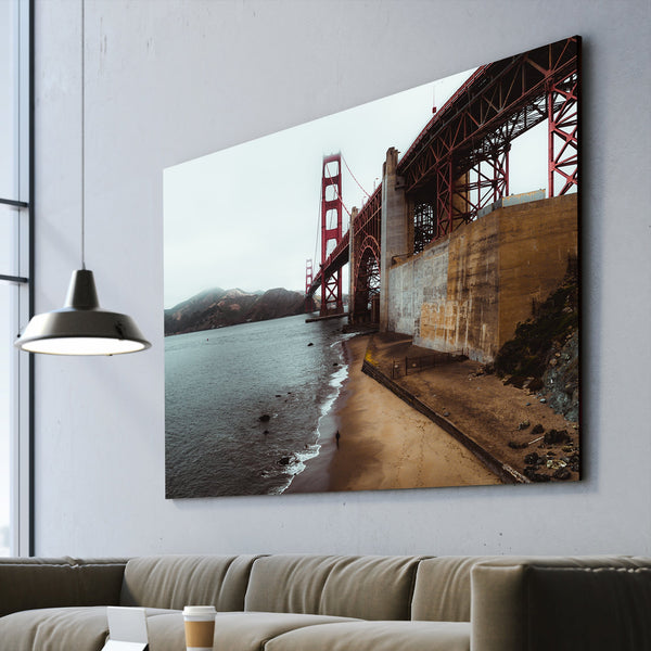 Heavy San Francisco Canvas Print Living room Wall art