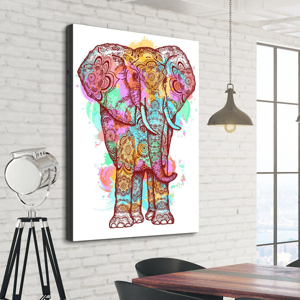 elephant spirit animal watercolor art