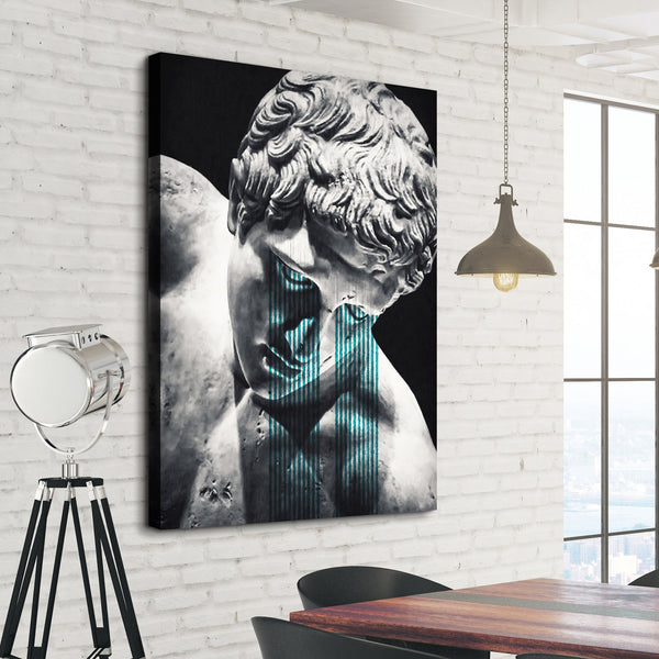 Faded Into Obsolescence Canvas Print living room wall art