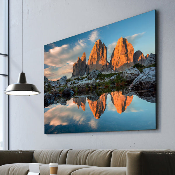 rock formation wall art for living room