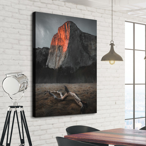 Fire and Ice living room wall art