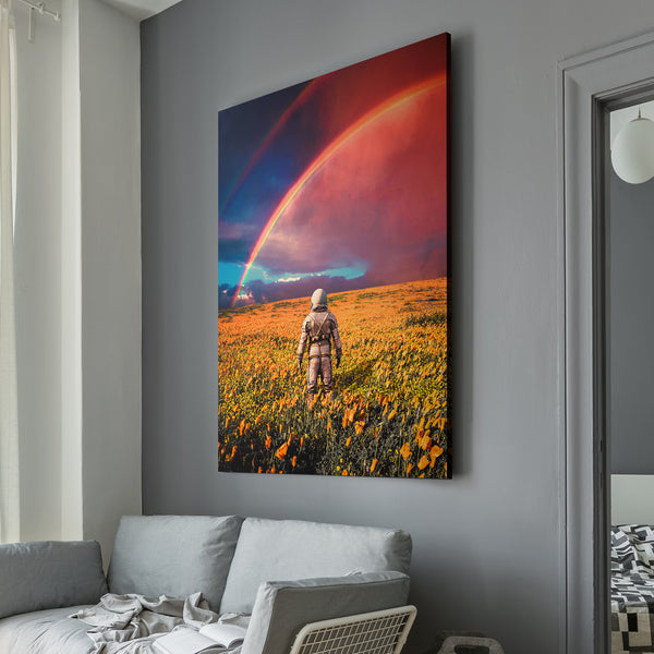 The Good Place Astronaut surrealism Canvas Print living room wall art