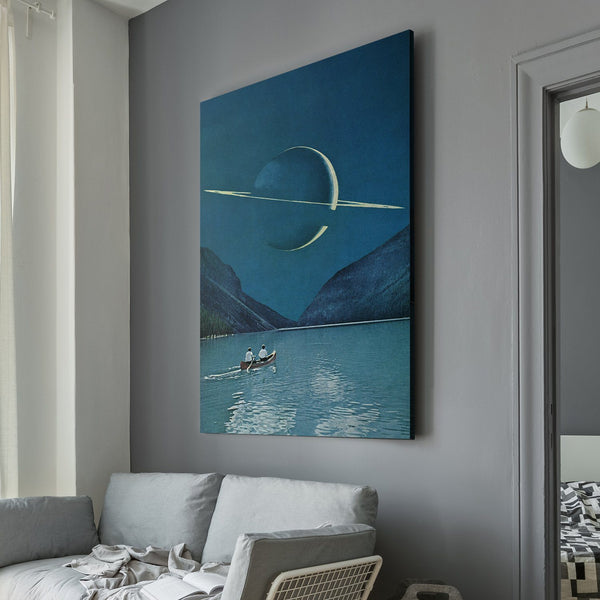 Space Exploration  saturn living room wall art