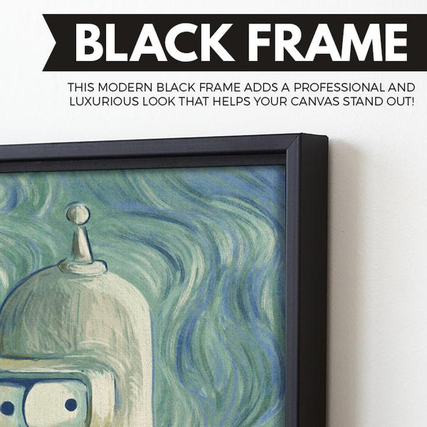 Bender van Gogh wall art black frame