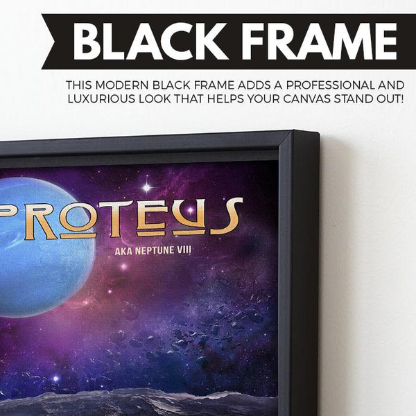 Proteus AKA Neptune VIII wall art black frame