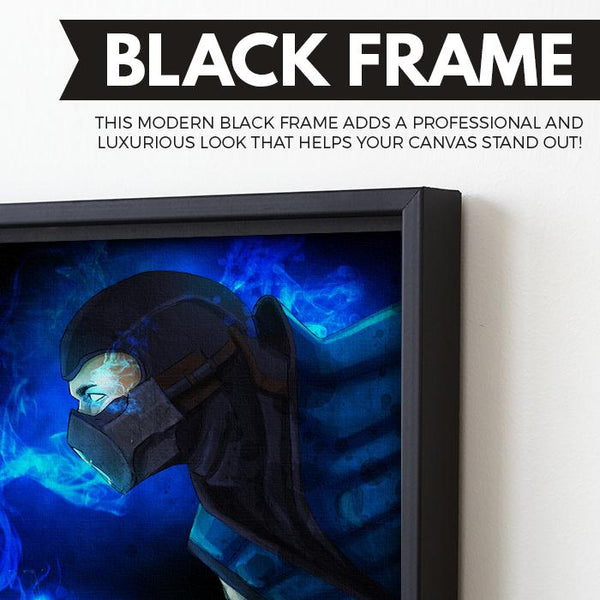 Sub-Zero wall art black frame