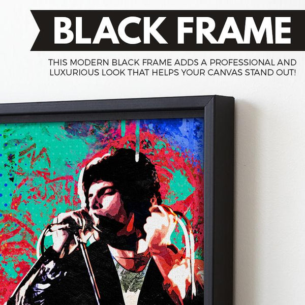 Freddie Mercury wall art black frame