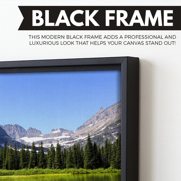 nature wall art floating frame