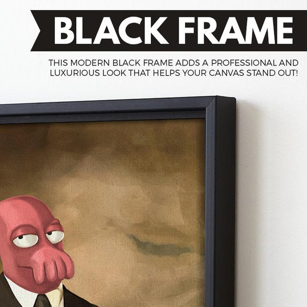 Zoidberg For President wall art black frame