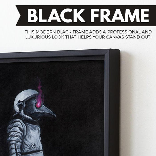 Apocalypse Horseman - Bird wall art black frame