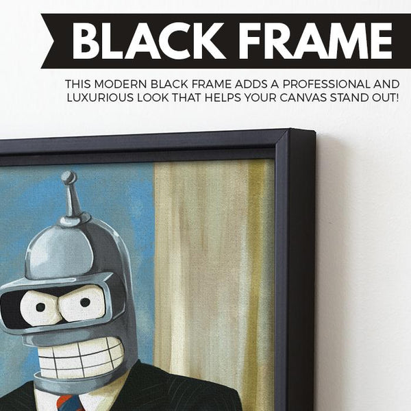 Bender For President wall art black frame