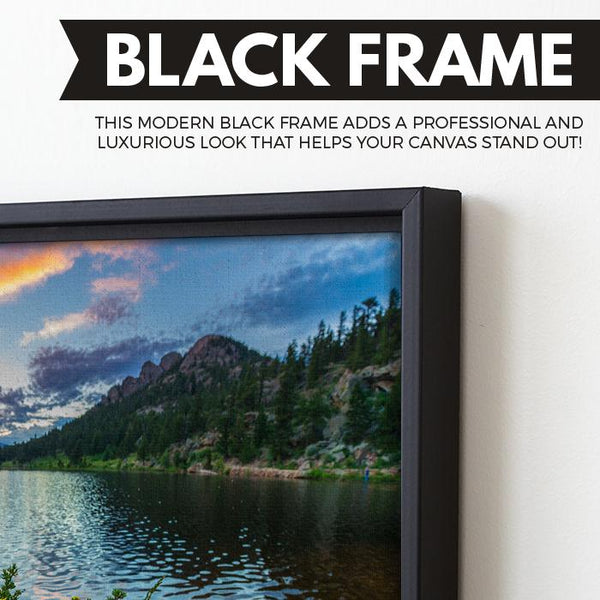 Rocky Mountain National Park wall art black frame