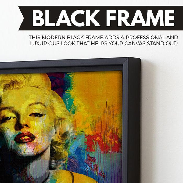 Marilyn Monroe wall art black frame