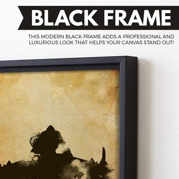 The Return of the King wall art black frame