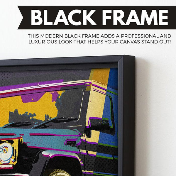 Mercedes G63 wall art black frame