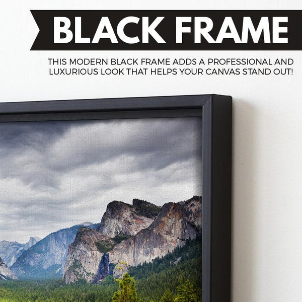 Yosemite National park  wall art black frame