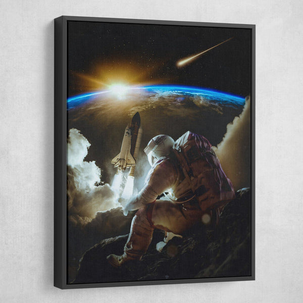 Mickael Riguard - Astronaut view from the moon  wall art