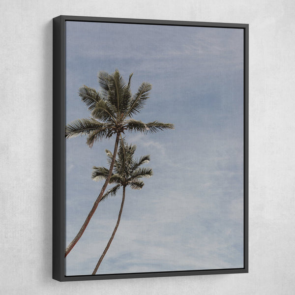 Jamie Lollback - Palm Tree wall art black frame