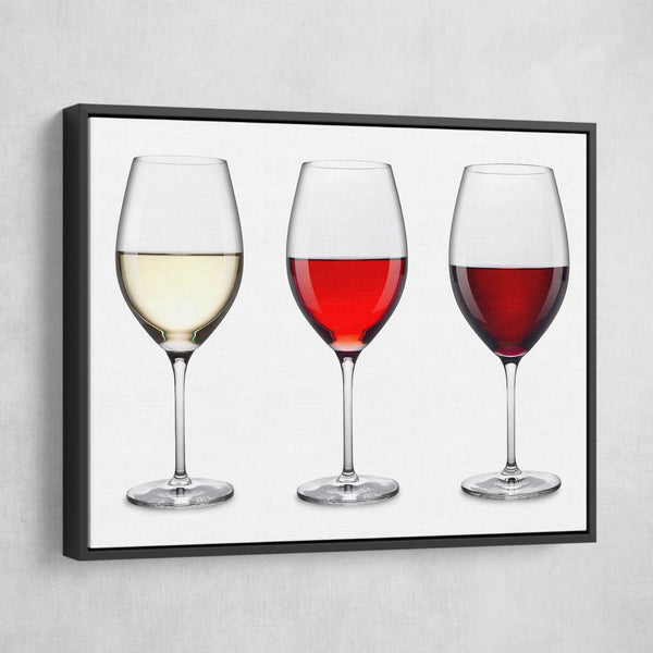 glasses of wine art