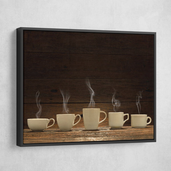 Variety of coffee Cups wall art