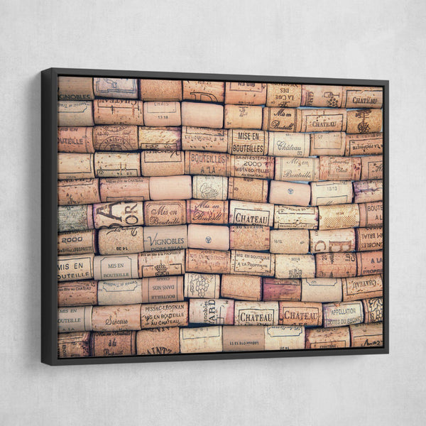 wine cork wall art