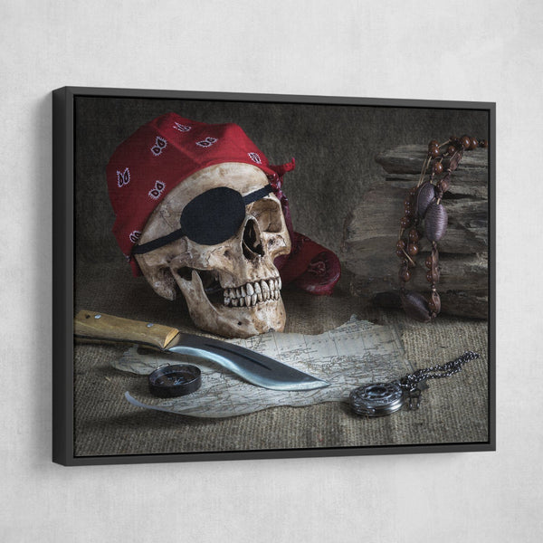 pirate skull wall art