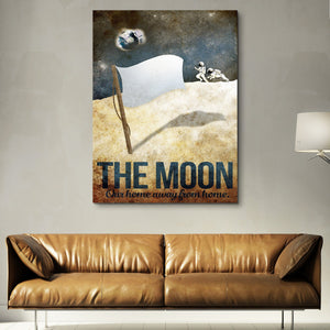 The Moon - Futuristic Planet Series wall art