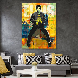 King of Rock and Roll - Elvis Presley wall art