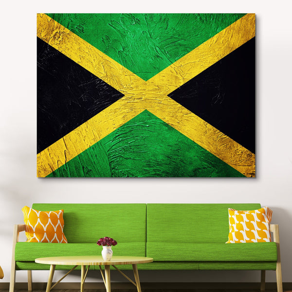 Jamaican Flag wall art