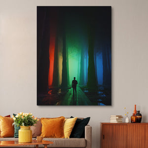 RGB Forest Canvas Print wall art