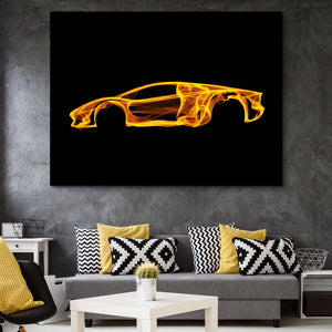 Lamborghini Aventador wall art