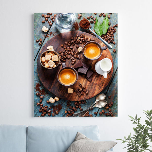 Composition of Coffee wall art