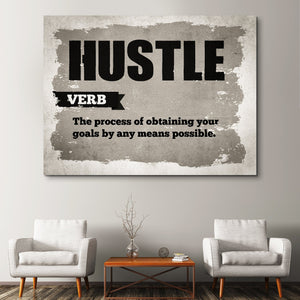 Hustle wall art