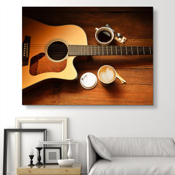 Music and Coffee wall art
