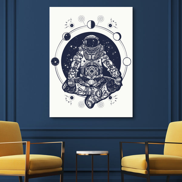 Zen Astronaut wall art